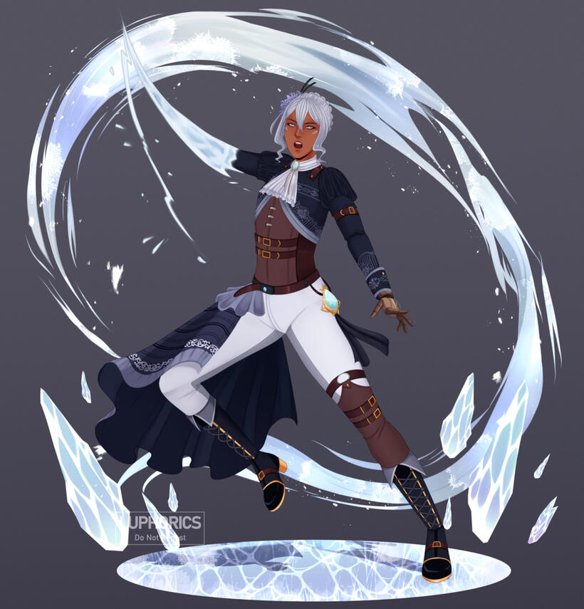 [2022] Hyacinthe New Splash Art (Genshin OC)