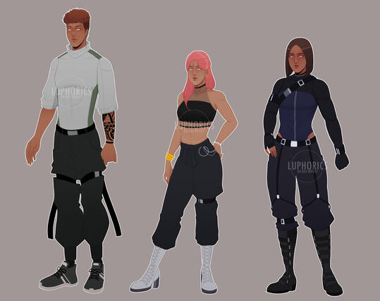 [2022] Character stills for personal project, titled &quot;GENESIS/CODE&quot;