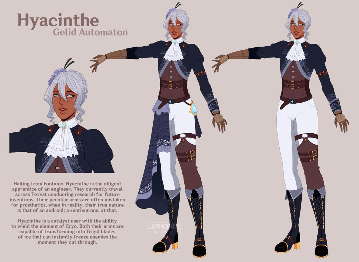 [2022] Hyacinthe Redesign (Genshin OC)